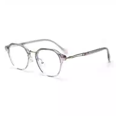 山一丸 复古近视框潮个性文艺平光可 光学镜架 男女同款情侣款