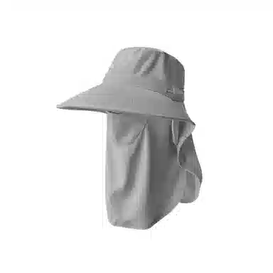 图涂丫 透气遮脸护颈一体防紫外线户外遮阳 涤纶 防晒帽 男女同款情侣款