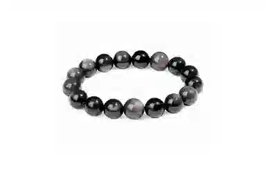 百利金 诸事顺利 平安转运国潮复古新中式简约精致轻奢气质小众设计转运好运 黑曜石 手串 男女同款情侣款