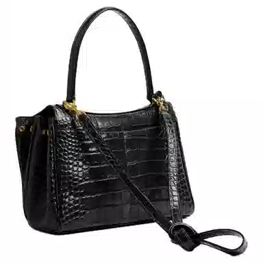Balenciaga Rodeo Crocodile Embossed Small Handbag