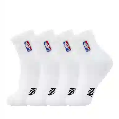 NBA Socks White