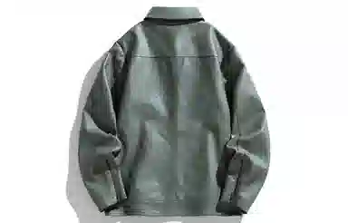 王者荣耀 美式高街美拉德机车翻领外套宽松舒适青少年高颜值百搭时尚潮牌皮衣 男女同款