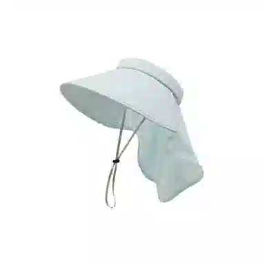 图涂丫 防紫外线一体护颈空顶太阳帽子 冰丝 防晒帽 男女同款情侣款