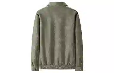 王者荣耀 美式复古翻领机车风铆钉拼接设计简约痞帅脏脏宽松休闲百搭夹克皮衣 标语款 男女同款