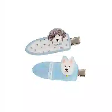 希铃 高级感萌宠小狗超可爱 亚克力 发夹 女款