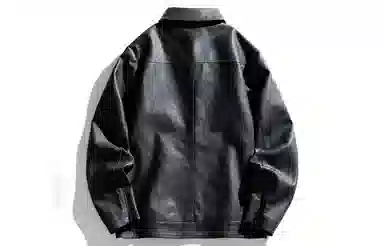 王者荣耀 美式高街美拉德机车翻领外套宽松舒适青少年高颜值百搭时尚潮牌皮衣 男女同款