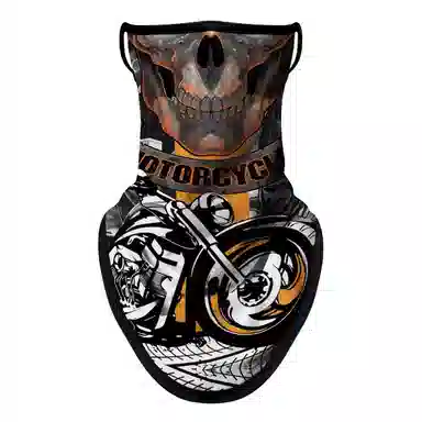 图涂丫 面巾哈雷机车复古头巾钓鱼夏季户外 涤纶 防晒面罩 男女同款情侣款