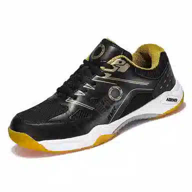 金莱克 时尚舒适百搭 减震防滑耐磨 低帮 羽毛球鞋 男款 黑色