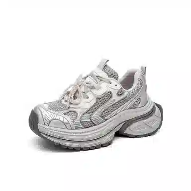 金佰川 厚底百搭潮流时尚 耐磨 低帮 老爹鞋 女