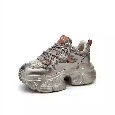 金佰川 合成革 舒适百搭 休闲时尚 显瘦 耐磨 低帮 老爹鞋 女