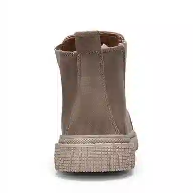 木林森 复古经典百搭休闲通勤英伦 短筒 切尔西靴 男款 卡其色