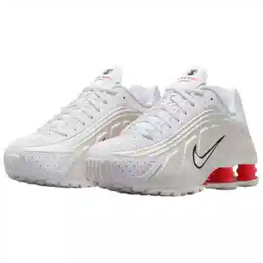Nike Shox R4 Sail Crimson