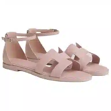 Hermes Santorini Sandals Pink