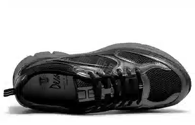 德赛 网面透气 户外运动 百搭通勤 轻便舒适 时尚潮流 厚底增高 防滑耐磨 老爹鞋 男款