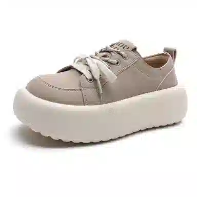 阿比让 超纤皮 丑萌个性潮流舒适通勤大头鞋 防滑耐磨 低帮 生活休闲鞋 女款