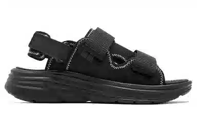 乔丹 百搭舒适 沙滩凉鞋 女款 黑色