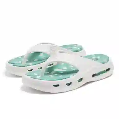 木林森 宿舍 手绘 高级感 时尚潮流极简清爽经典简约舒适居家出行沙滩便捷 厚底增高防滑防磨防臭透气轻便缓震软弹人字拖鞋 男款