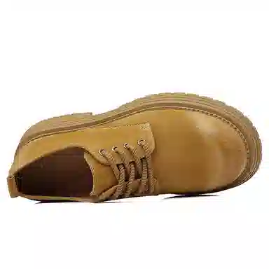 MODENGPAN Pigskin Casual Sneakers