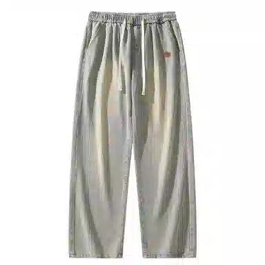 【dme】 美式潮牌显瘦休闲直筒舒适凉感高街宽松阔腿牛仔裤 男女同款