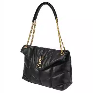 Saint Laurent Loulou Puffer Black