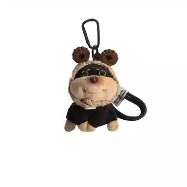 图涂丫 可爱帽子小狗包包可爱挂饰 毛绒 挂件 男女同款情侣款