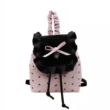 Juju Jimmy Lace PU Backpack Pink