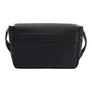 Lacoste Nylon Flap Bag Black