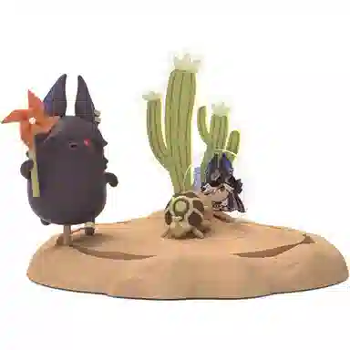 原神 魈 可莉 八重神子 莱欧斯利 塞诺 提瓦特乐园系列发声摆件 萌趣可爱 成品模型