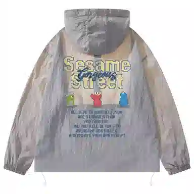 Sesame Street Retro Cartoon UV Jacket