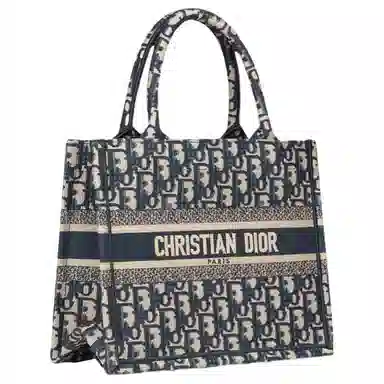 Dior Book Tote Denim Blue
