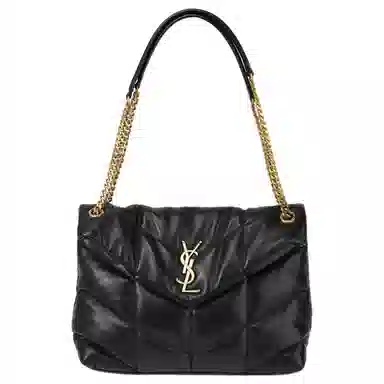 Saint Laurent Loulou Puffer Black