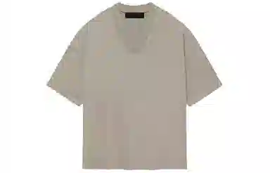 Fear of God Essentials V-Neck Tshirt Seal Grey