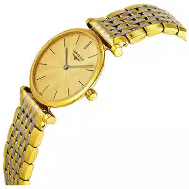 LONGINES 24mm PVD L4.209.2.42.7