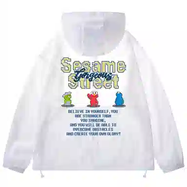 Sesame Street Retro Cartoon UV Jacket