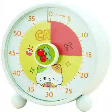 翰林时光 计时器小学生自律神器可视化时间管理器定时器儿童学习写作业 石英机芯 闹钟 男女同款