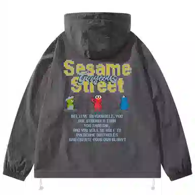 Sesame Street Retro Cartoon UV Jacket