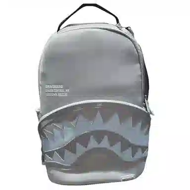 Sprayground Shark Logo Backpack Grey
