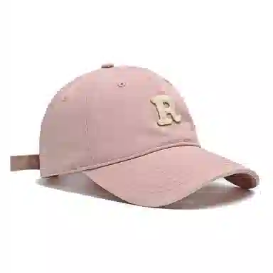 啄木鸟 玫瑰粉显肤白棒球帽大头围显脸小遮脸  时尚字母刺绣 棉 鸭舌帽 女款 青春靓丽百搭太阳帽