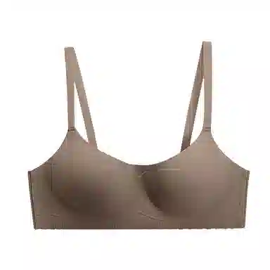 欧迪芬 无痕内衣女聚拢小胸收副乳防下垂无钢圈舒适立体杯轻盈纯色夏季清凉款文胸 女款