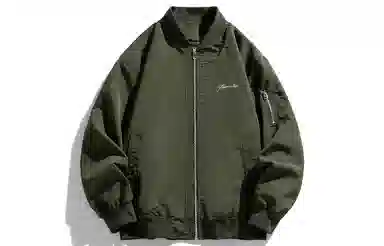 王者荣耀 美式圆领飞行员外套重磅宽松舒适休闲百搭工装街头夹克衫 鲁班七号款 男女同款