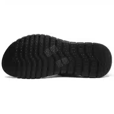 木林森 时尚简约 经典百搭 复古轻便 透气舒适 柔软通勤 户外休闲 沙滩凉鞋 男款 黑色