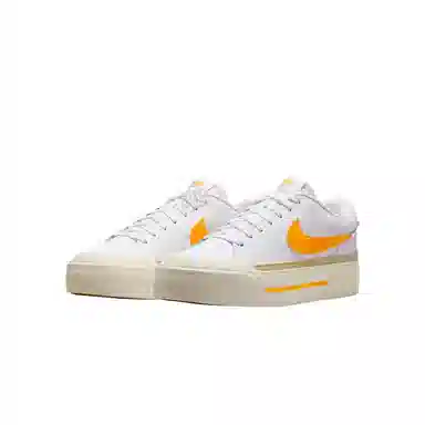 Nike Court Legacy Lift White Orange