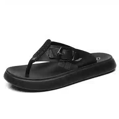 QIE Flip Flops Black