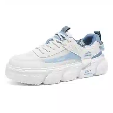 Warrior Low Top Sneakers White Blue