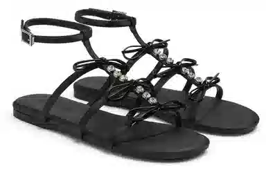 Charles & Keith Bow Detail Sandals