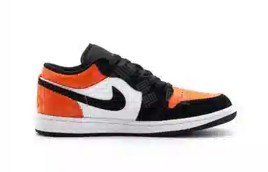 Jordan Air Jordan 1 Low Black White Orange