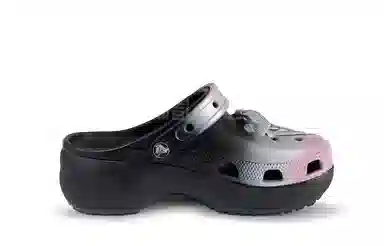 Crocs Classic Platform Clog Silver/Pink