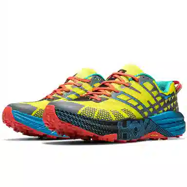 HOKA ONE ONE Speedgoat 2 Yellow Blue