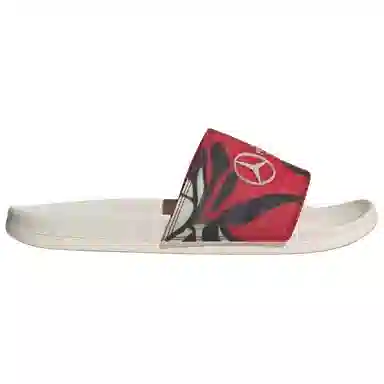 Mercedes AMG Petronas x adidas Adilette Comfort Slides Gem Red