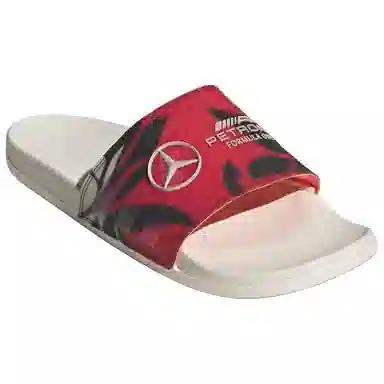Mercedes AMG Petronas x adidas Adilette Comfort Slides Gem Red